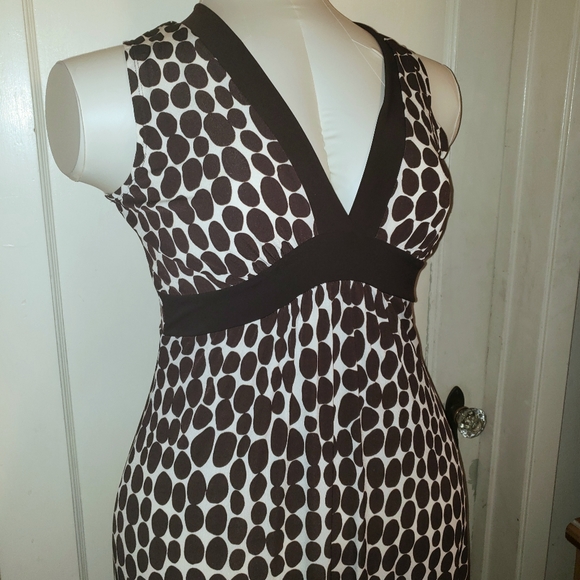 EnFocus Brown and white dress Size 12 - Picture 2 of 7